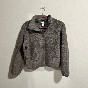 Half Zip Sherpa Jacket